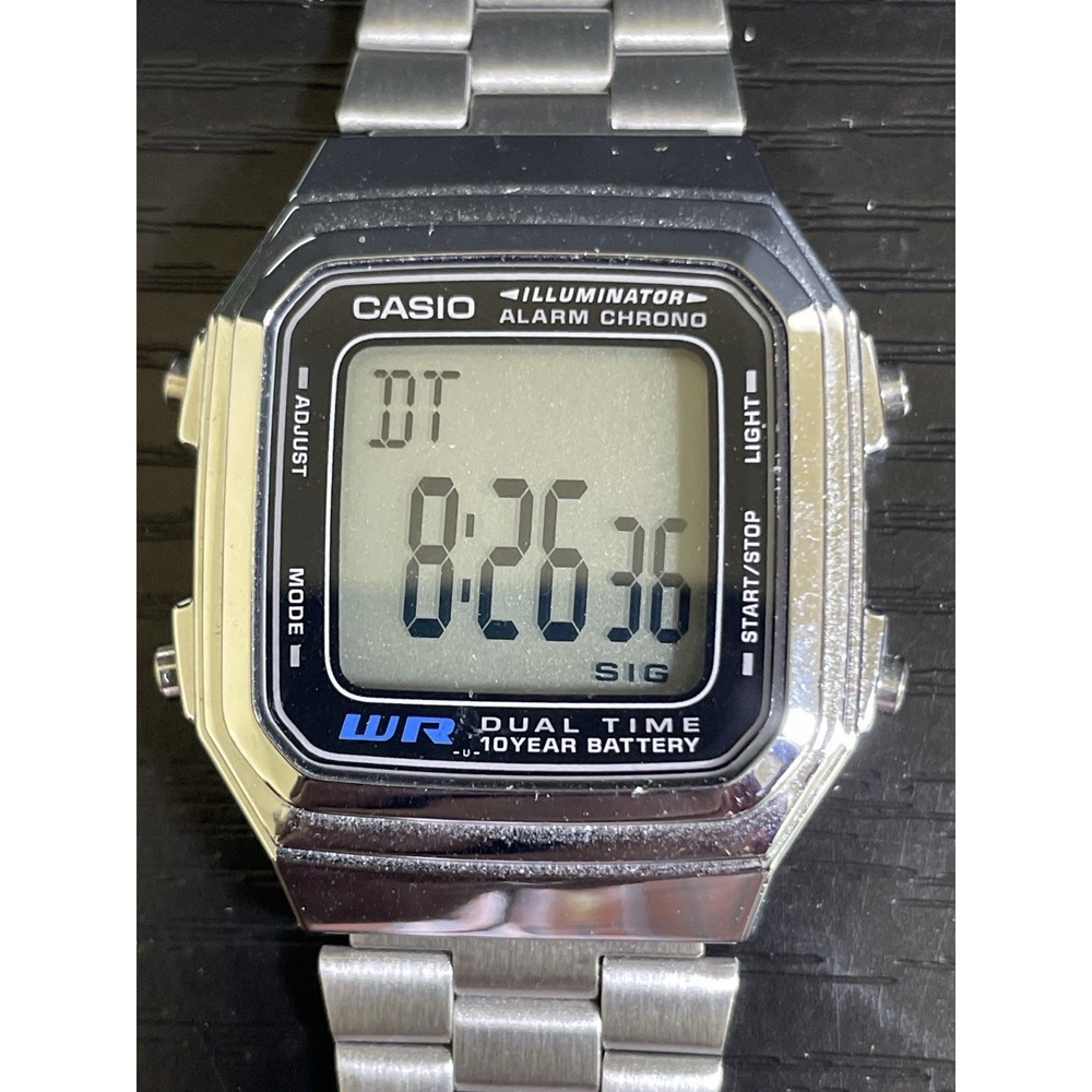 Casio A178W Illuminator Alarm Chrono Digital Watch Working